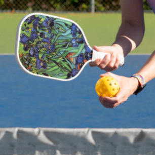 Raquette De Pickleball Irises de Vincent van Gogh, Jardin Vintage