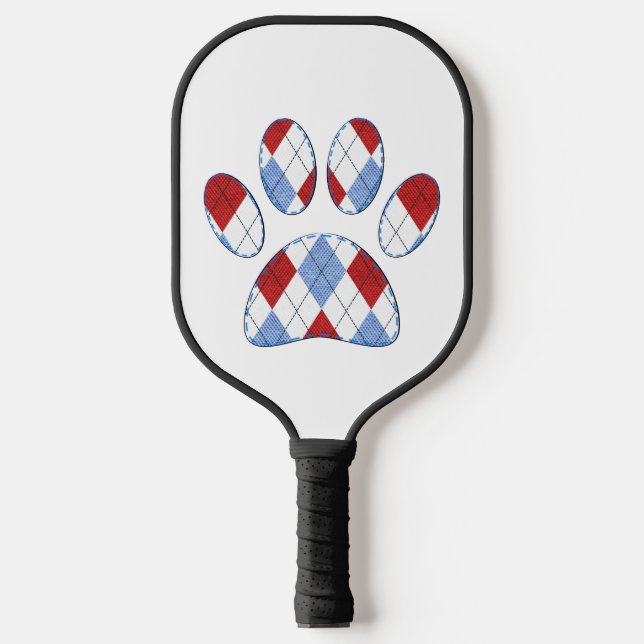 Raquette De Pickleball Jacquard Empreinte de patte de chien (Recto)