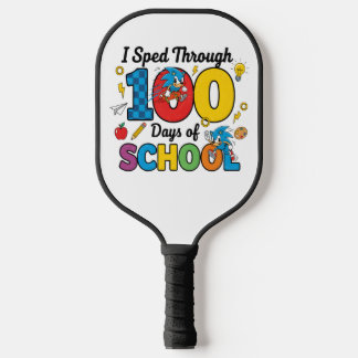 Raquette De Pickleball J'ai filé à travers 100 jours d'école Gamer garçon