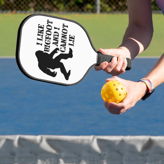 Raquette De Pickleball J'aime Bigfoot et je ne peux pas mentir (Insitu)