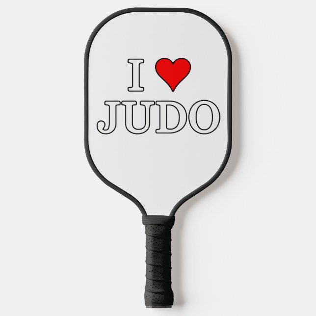Raquette De Pickleball J'aime le judo (Recto)