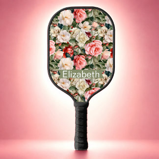 Raquette De Pickleball Jardin de Roses Joli Personnalisé