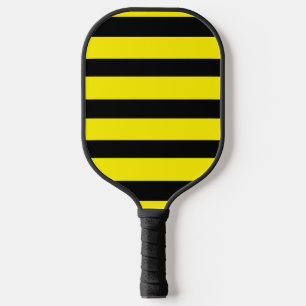 Raquette De Pickleball Jaune et noir rayé
