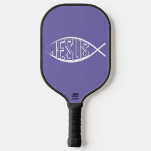 RAQUETTE DE PICKLEBALL JESUS LOGO GRAPHIQUE PICKLEBALL PADDLE