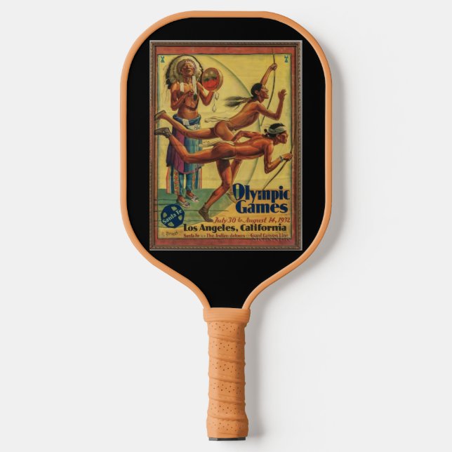 Raquette De Pickleball "Jeux autochtones 1932" Pickleball Paddle (Recto)