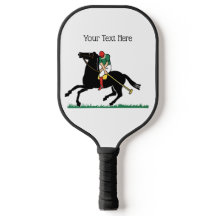 Joueur Polo vintage sur Pony Large