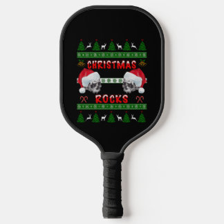Raquette De Pickleball Joyeux Noël ROCKS Vilain Sweat de Noël