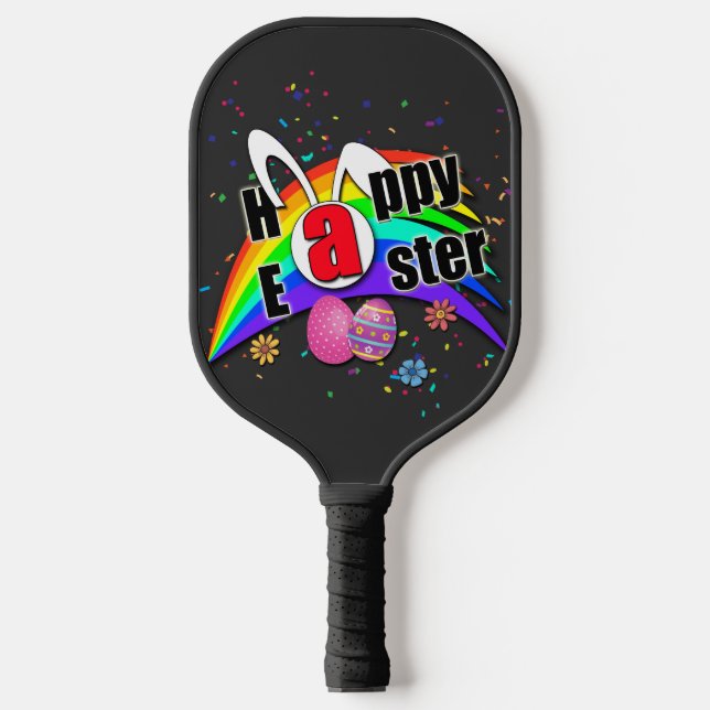 Raquette De Pickleball Joyeux Pâques (Recto)