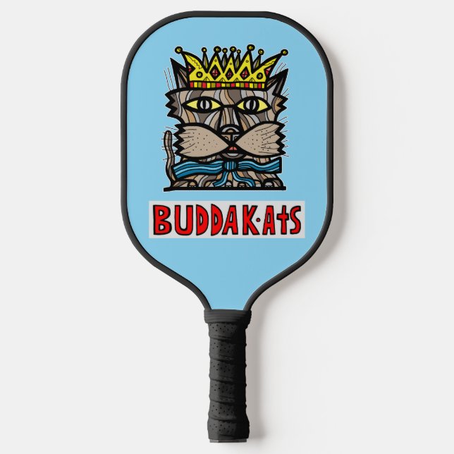 Raquette De Pickleball "King Kat" BuddaKats Pickleball Paddle (Recto)