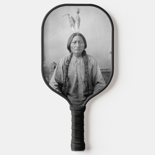 Raquette De Pickleball Lakota Leader assis Bull Amérindien (Recto)