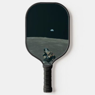 Raquette De Pickleball Lander lunaire Apollo et lever de terre sur la lun