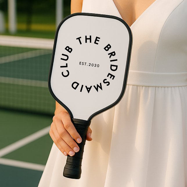 Raquette De Pickleball Le Bridesmaid Club Bachelorette (Créateur téléchargé)