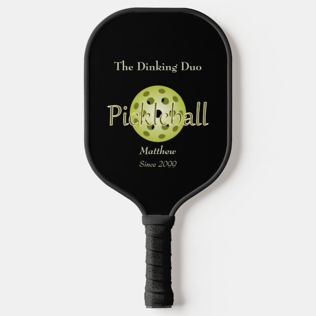 Raquette De Pickleball Le Dinking Duo Couple Pickleball Ball (Recto)