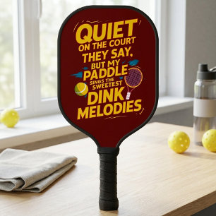 Raquette De Pickleball Le silence en dit long : La puissance du picklebal
