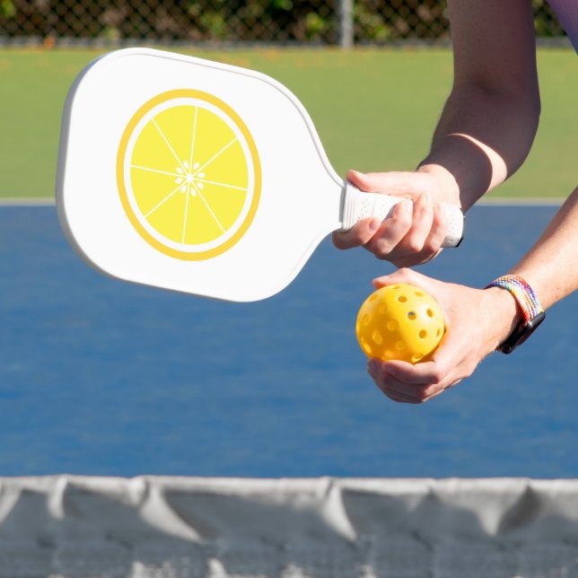 Raquette De Pickleball Lemon Fruit Slice Yellow (Insitu)