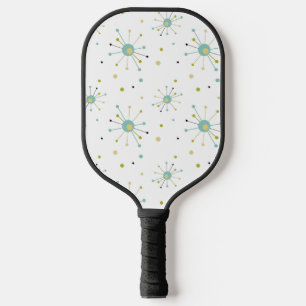 Raquette De Pickleball L'ère atomique Starburst Pois Midsiècle moderne