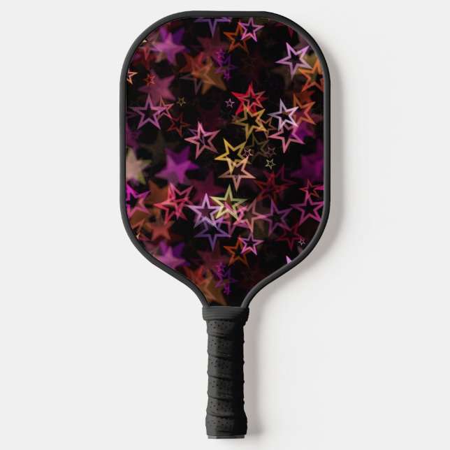 Raquette De Pickleball Les Étoiles Colorées Dansent En Toute Sensation (Recto)