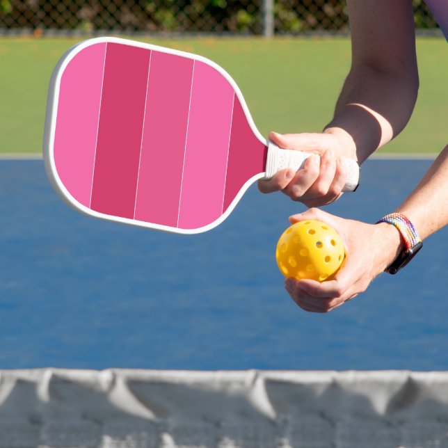 Raquette De Pickleball Les tons roses des rayures hawaiiennes (Insitu)