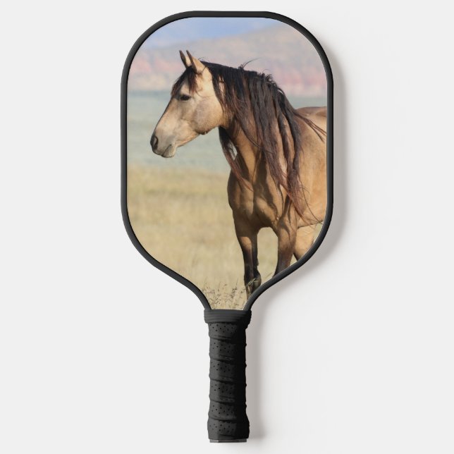 Raquette De Pickleball Levée de soleil du Cheval sauvage (Recto)