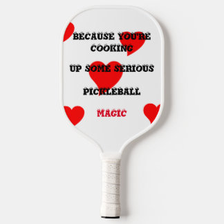 RAQUETTE DE PICKLEBALL LIGNES DE CHICKLEBALL DE PICKUP FUNNY