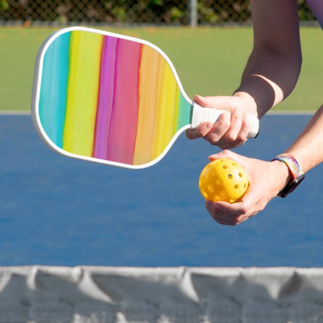 Raquette De Pickleball Lignes de pédale de Pickleball de couleur (Insitu)