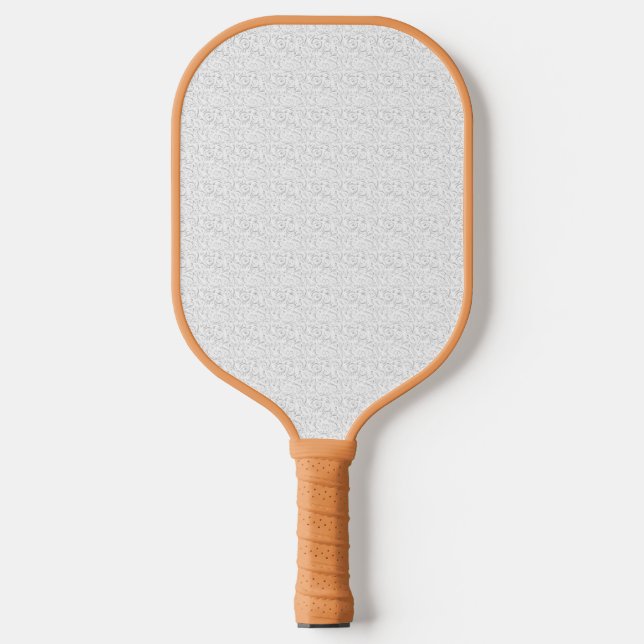 Raquette De Pickleball Line Art, Kangaroo, Ghost (Recto)