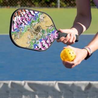 Raquette De Pickleball Liquifier les multicolores