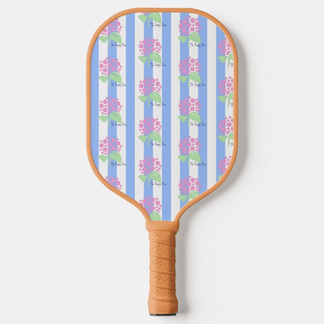 Raquette De Pickleball Logo rose Preppy Piece (Recto)