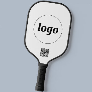 Raquette De Pickleball Logo simple QR Code Entreprise Promotionnel
