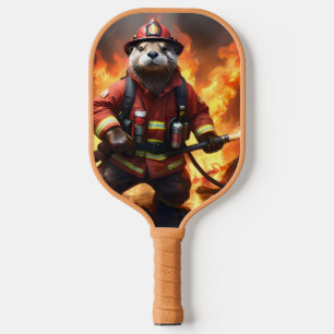 Raquette De Pickleball Loutre Pompiers Contre-Attaquant,