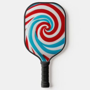 Raquette De Pickleball Lumineux Spiral amusant Coloré Sweet Lollipop Mono
