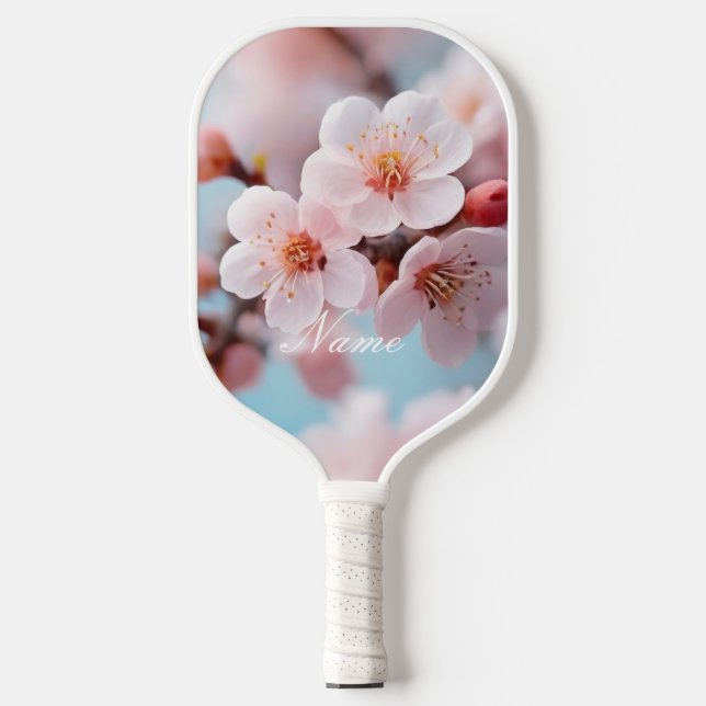 Raquette De Pickleball Magie en fleurs roses (Recto)