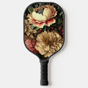 Raquette De Pickleball Magnifique arrangement floral vintage 