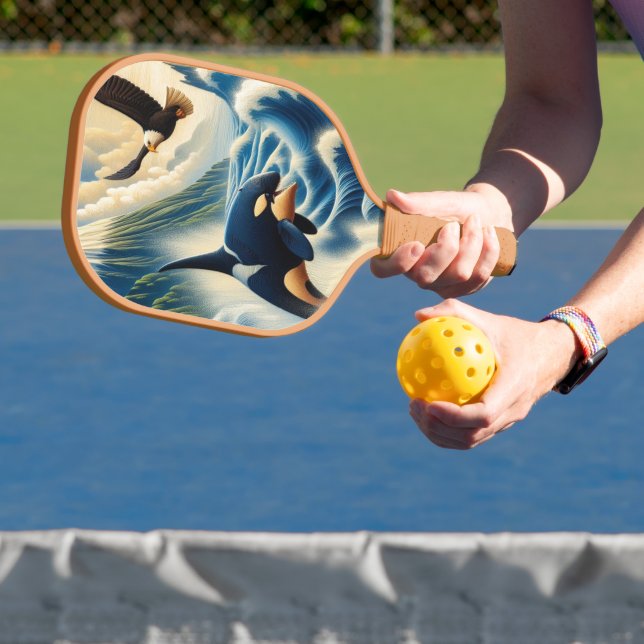 Raquette De Pickleball Majestic Orca Leaping (Insitu)
