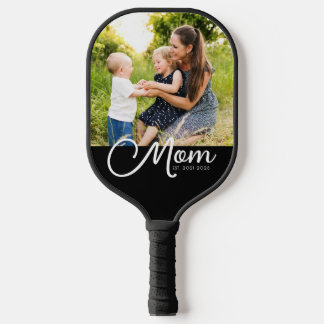Raquette De Pickleball Maman a établi un script photo noir