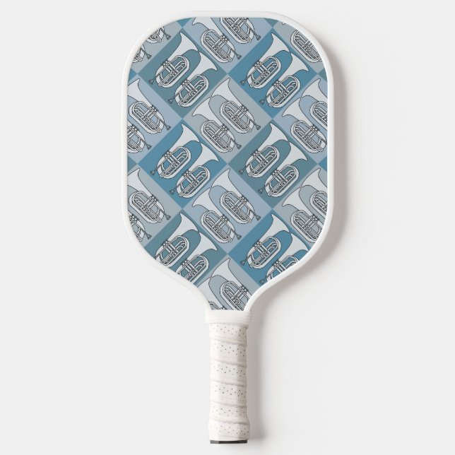Raquette De Pickleball Marching Baritone Crosshatch (Recto)