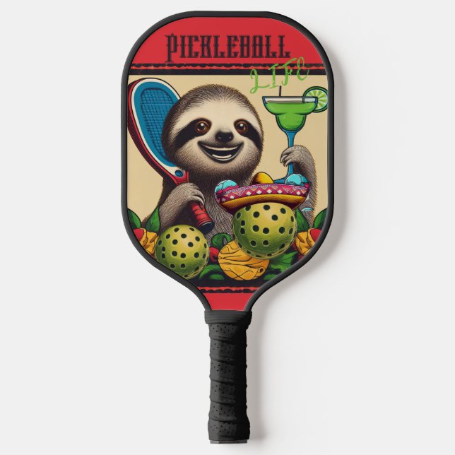 Raquette De Pickleball Margarita Sloth Pickleball Paddle (Recto)