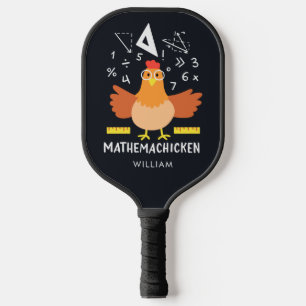 Raquette De Pickleball Maths de poulet Gag amusant Mathemachickicken ense