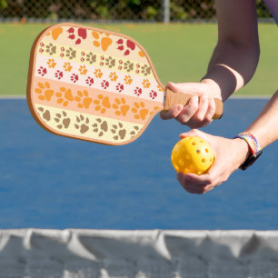 Raquette De Pickleball Meilleur chien Empreinte de patte Animaux Motif