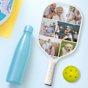 Raquette De Pickleball Meilleur Grand-mère Maman Jamais Photo Collage Bla