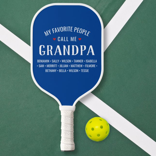 Raquette De Pickleball Mes Gens Favoris M'Appelent Grand-Père Personnalis (Créateur téléchargé)