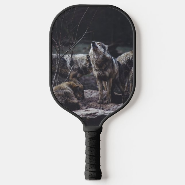 Raquette De Pickleball Meute de Loups (Recto)