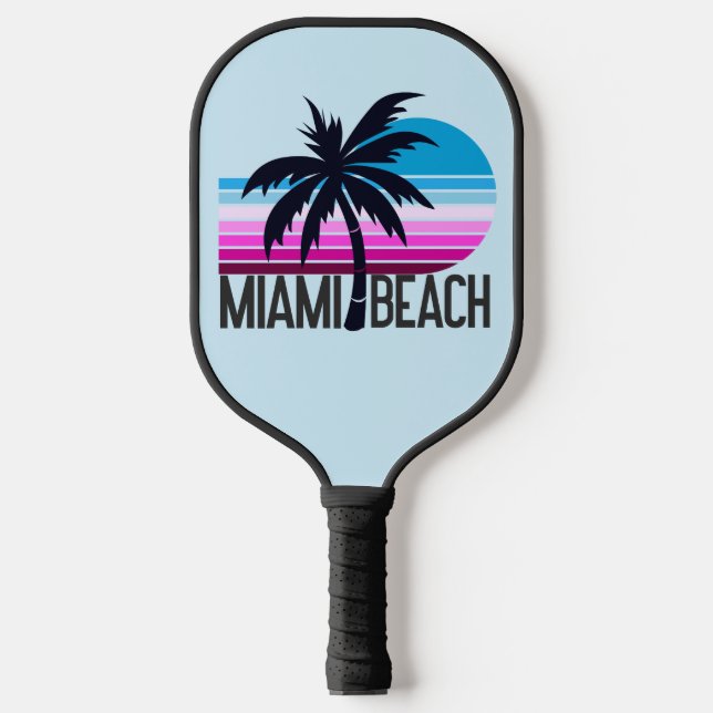 Raquette De Pickleball Miami Beach (Recto)