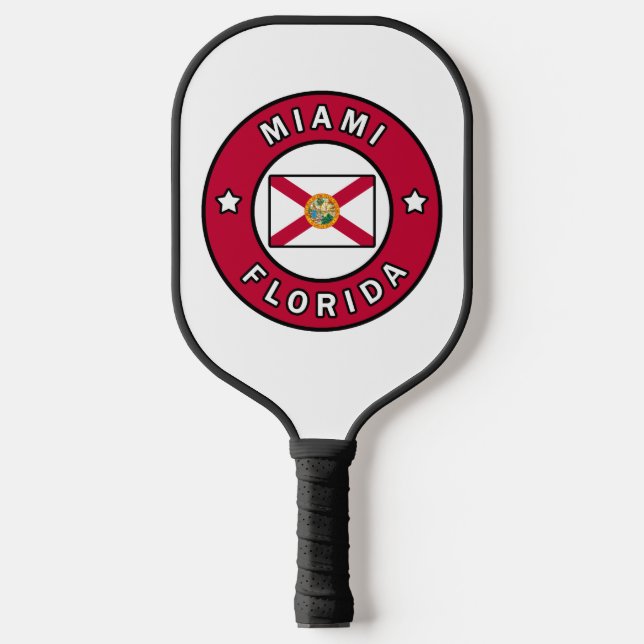 Raquette De Pickleball Miami Floride (Recto)