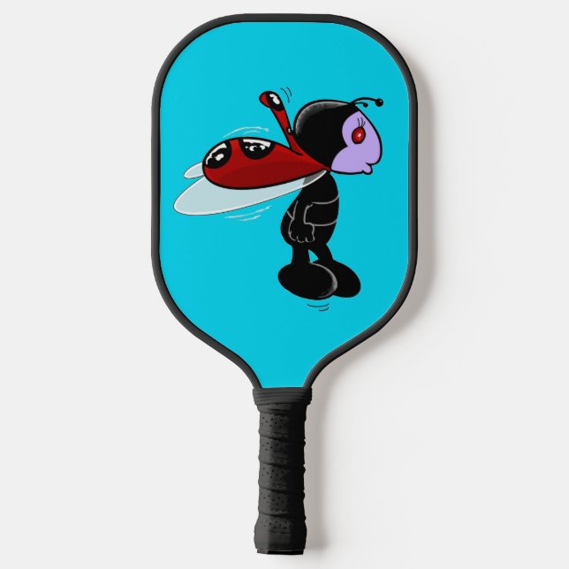 Raquette De Pickleball Mizz Ladybug | Kids Pickleball Paddle (Verso)