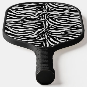 Raquette De Pickleball Modèle zèbre noir et blanc