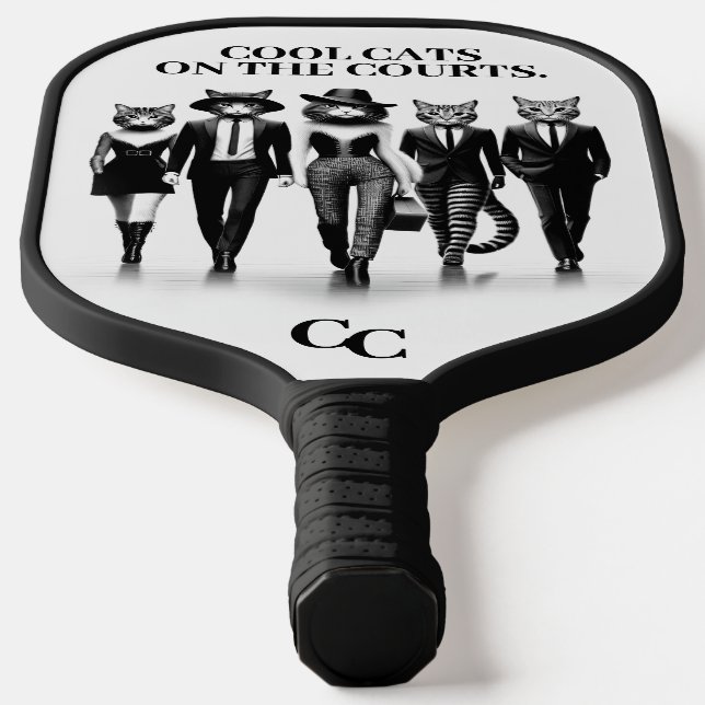 Raquette De Pickleball Modèles de piste d'Hep Cat marchant sur le trottoi (Poser)