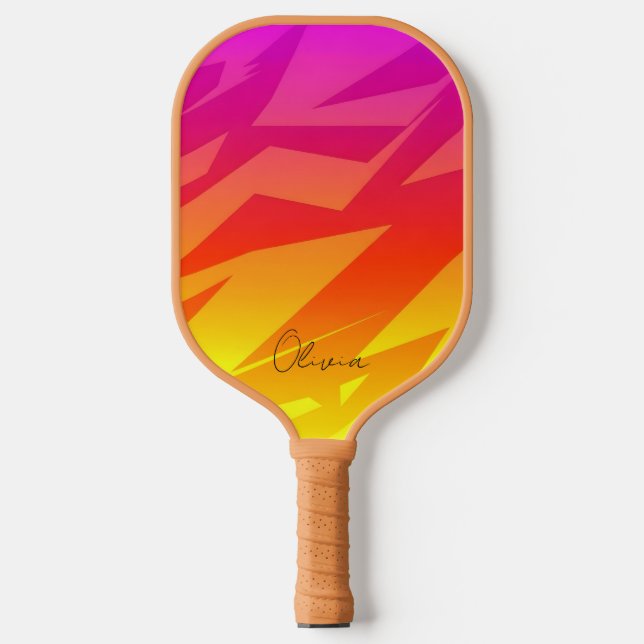 Raquette De Pickleball Modern Sporty Energetic Pop Art Aesthetic  (Recto)