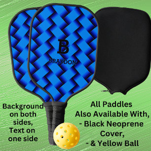 Raquette De Pickleball Modifier le nom initial Ajouter le nom Texture tis