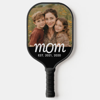 Raquette De Pickleball Mom Established Fun Script Photo